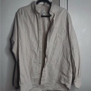Men's Beige Casual Jacket